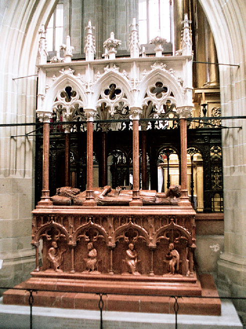 Tombeau de Casimir III le Grand dans la basilique-cathédrale Saints-Stanislas-et-Venceslas de Cracovie